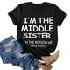thumbnail image 2 of Gibobby Casual Playera de Manga Corta para Mujer Camiseta estampada de manga superior para mujer, camiseta informal corta con letras para mujer(Negro,G), 2 of 5