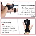 thumbnail image 2 of Guantes De Tiro Con Arco Caza Guantes de tiro con arco SPG Protector de mano de tiro con arco de 3 dedos (gris L) Tmvgtek Para Estrenar, 2 of 9