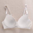 thumbnail image 5 of UDAUDU Women's Push Up Lace Bra Underwire Plunge Full Coverage Bras Comfortable Support Every Bra White 36B, 5 of 6