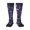 3 Black, variant on Floral Hippie Mushrooms Print Thigh High Socks Extra Long Stretchy Sock Women Over Knee High Opaque Stocking Daily Wear