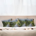 thumbnail image 3 of Ambesonne Nature Throw Pillow Cover 4 Pack, Mountain Landscape Road, 18", Green Grey Brown, 3 of 6