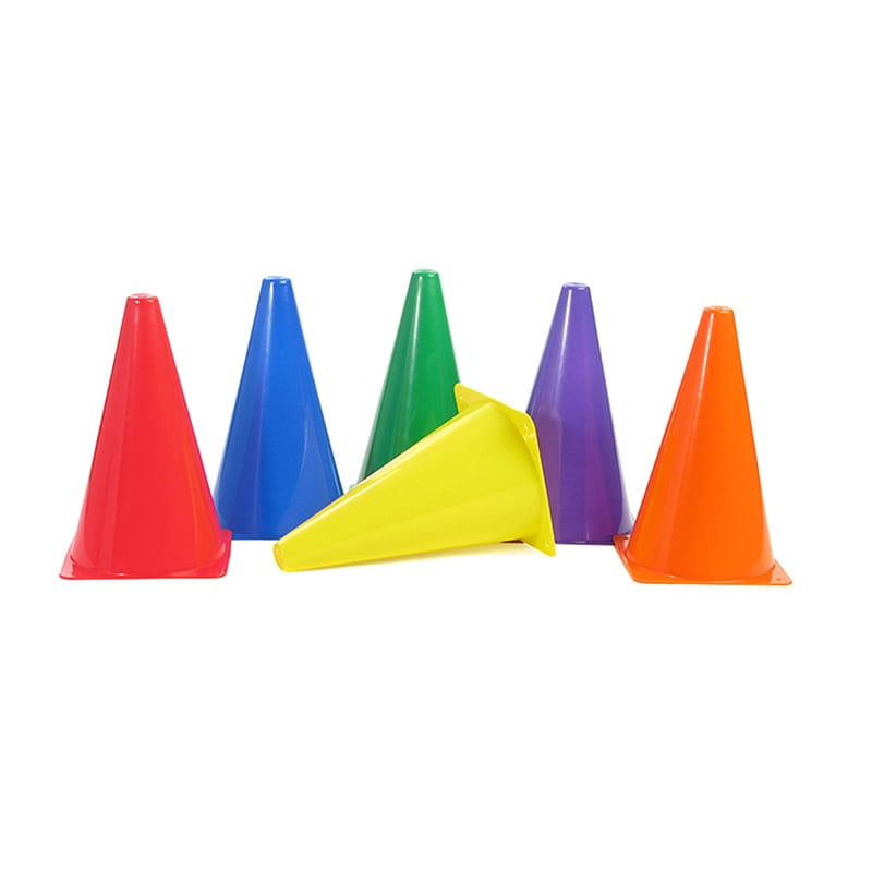 Plastic Cones 9 H In., Set Of 6
