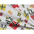 thumbnail image 4 of oneOone Rayon Cream Fabric Merry Christmas Craft Projects Decor Fabric Printed By The Yard 56 Inch Wide, 4 of 5