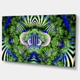 thumbnail image 2 of Green Magical Fairy Pattern - Floral Canvas Art Print, 2 of 3