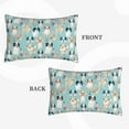 thumbnail image 4 of Naloa Colorful Dog Pillowcase, Throw Pillowcase, Wrinkle-Free, Stain-Resistant with Hidden Zipper for Bedroom Sofa - 14"x20", 4 of 9