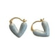 thumbnail image 2 of Pendientes con forma de corazón para niñas, aretes colgantes, joyas, regalos para novia, amor, Azul, 2 of 9