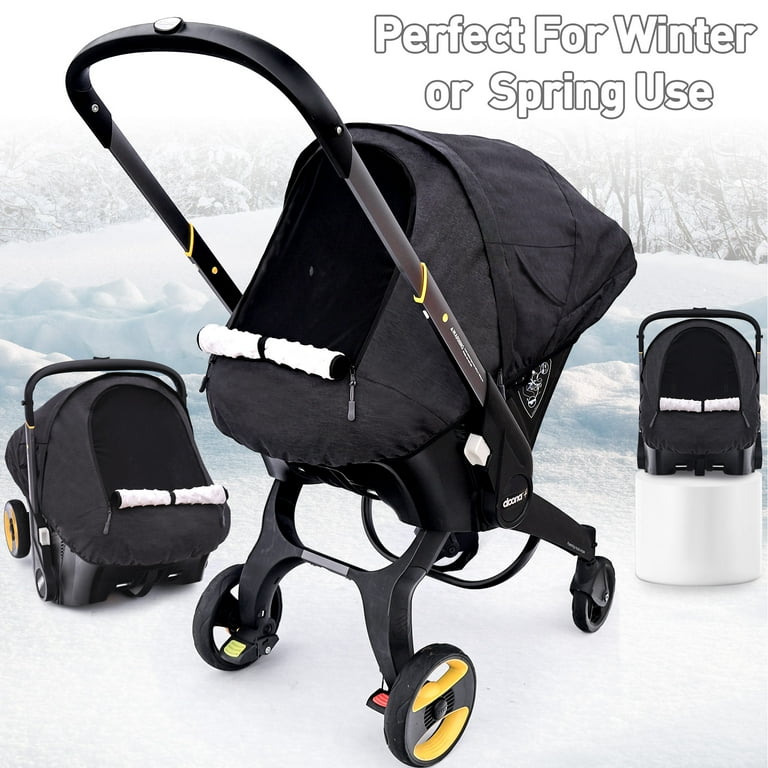 Waterproof Baby Car Seat Cover Compatible with Doona Car Seat and Stroller,Patented  Windproof Car Seat Canopy for Boys & Girls, Keeps Babies Warm and  Cozy(Black) - Walmart.com