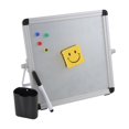 thumbnail image 2 of Small Desktop Dry Erase Board Portable Small Magnetic Double Sided Whiteboard Easel for Kids to Do L, 2 of 5