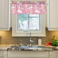 thumbnail image 3 of Galaxy Unicorn Rainbow Curtain Valance for Kitchen Windows/Bathroom/Living Room/Bedroom Blackout, Rod Pocket Valance Small Window Treatment, 54" W x 18" L Home Decor, 3 of 6