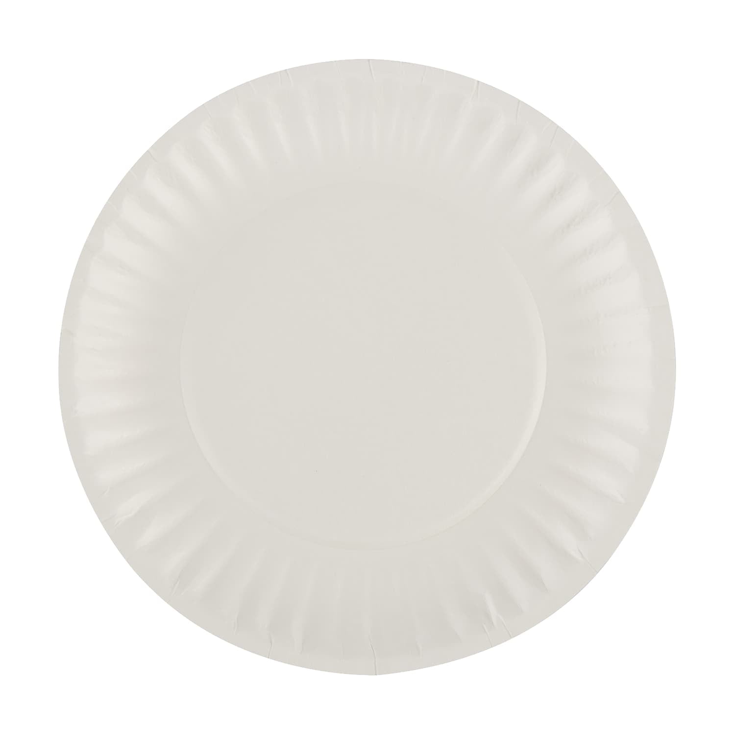 Nicole Home Collection 6 | White| Pack of 1000 Paper Plates, 6-Inch