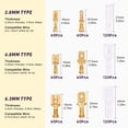thumbnail image 2 of Bloque de terminales de engarzado de cables Spade Quick Connectors, 720 unidades, 2 of 7