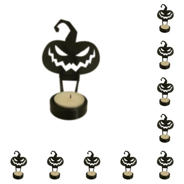 Wosthever Candelabros de sombra a prueba de agua para decoración de candelabro de escena de Halloween espeluznante divertido funcional D D 10piezas
