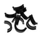 thumbnail image 1 of 5 pares de espaciadores de manilr adaptador de universal para barras de manilr de pulgadas o 1 pulgada bicicleta de carretera de montaña 9x25mm Macarena Espaciador del manubrio de la bicicleta, 1 of 8