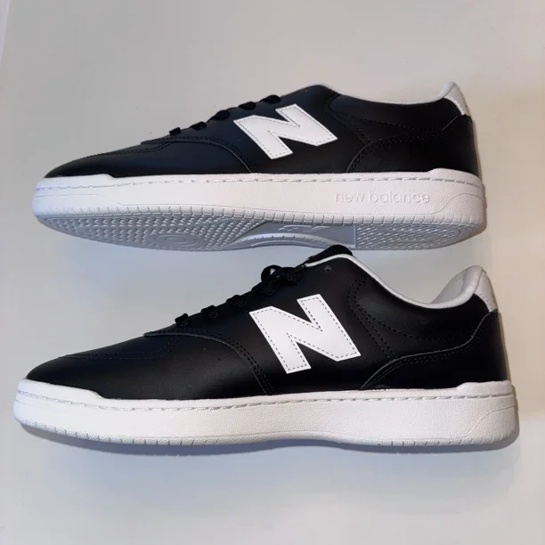 New Balance Mens Sneakers 12 BB80 Black w/ White Logo Lifestyle Casual Shoes
