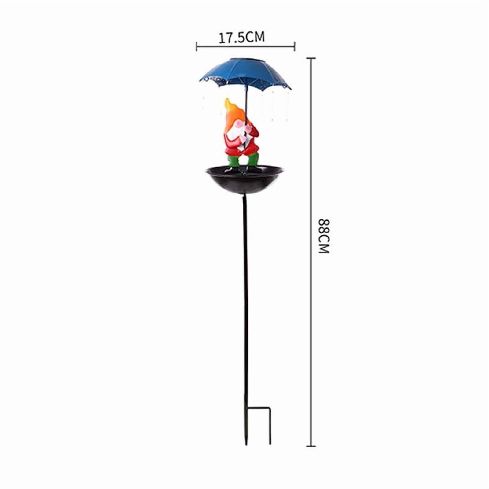Hummingbird Feeders For Outdoors Solar Bird Feeder Garden Decor Outdoor Solar Lights With Umbrella Feeder Decorative Lights Yard Art Ornament Bird Feeder for Outdoors Hanging
