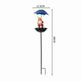 thumbnail image 4 of Hummingbird Feeders For Outdoors Solar Bird Feeder Garden Decor Outdoor Solar Lights With Umbrella Feeder Decorative Lights Yard Art Ornament Bird Feeder for Outdoors Hanging, 4 of 7
