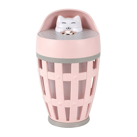 

Portable Happy Cat Cute Fun Cute Cat Warm Light Atmosphere Lamp Humidifier
