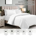 thumbnail image 5 of Superior Cotton Blend 600 Thread Count Duvet Cover Set, Full/ Queen, White, 5 of 6