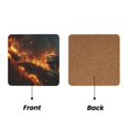 thumbnail image 2 of Xecao Cool Fire Man for MDF Cork Coaster 4 Pcs,Drink Coasters,Suit for House Warming Gifts New Home ,Coffee Table Decor-Square, 2 of 7