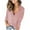 Pink, variant on RYRJJ Womens Swiss Dot Button Down Shirts Dressy Casual Work Tops Summer Long Sleeve Collared Business Blouses(Black,S)