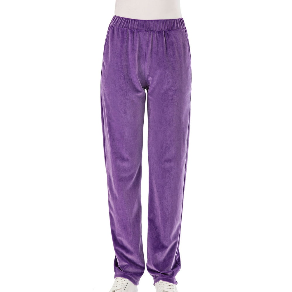 velour jogging pants