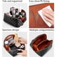 thumbnail image 4 of Large Capacity Travel Cosmetic Bag - Portable Makeup Bags for Women Travel Toiletry Bag Waterproof Leather Checkered Makeup Organizer Bag, Roomy Cosme, 4 of 4