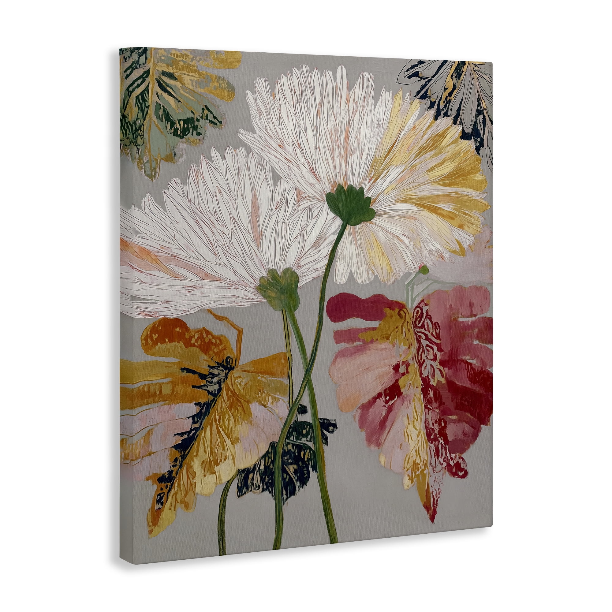 Playful Assumptions Flowers Canvas Wall Art, design by Annabelle Hall