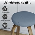thumbnail image 5 of S-HOME Swivel Bar Stools Set Of 2,  Fabric Upholstered 30 Inch Height, Ideal For Restaurants And Home Use, 5 of 8