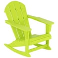 thumbnail image 3 of Polytrends  Laguna Hdpe All Weather Outdoor Patio Rocking Chair Lime Green, 3 of 5