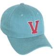thumbnail image 1 of Daxton Classic 3D Varsity White Rose Initial Letters Baseball Dad Hat, Aqua, Letter V, 1 of 1