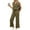 Army Green #40, variant on Womens Two Piece Outfits Spring Tops and Pants Crew Neck Summer Matching Outfits Short Sleeve Travel Cool Lounge Sets Army Green XL