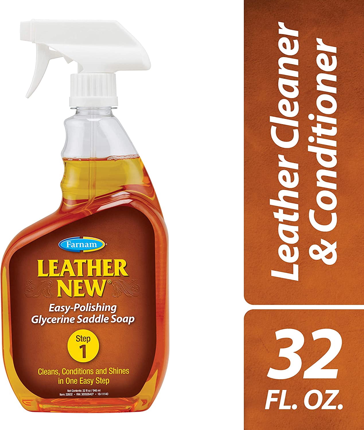 Leather Cleaner Kit - 30 Leather Wipes and Microfiber Cloth