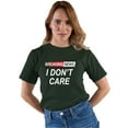 thumbnail image 3 of Go All Out Breaking News I Don't Care Funny Sarcastic Humor T-Shirt Mens/Women/Youth, 3 of 5