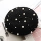 thumbnail image 5 of Qarigey Boina perla invierno moda diseño sombrero elegante transpirable mano de obra exquisita Beanie gorras ropa suministros para mujeres niñas Sombreros negro Qarigey AP010199-03B, 5 of 6