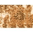 thumbnail image 1 of Ahgly Company Indoor Rectangle Abstract Orange Modern Area Rugs, 3' x 5', 1 of 4