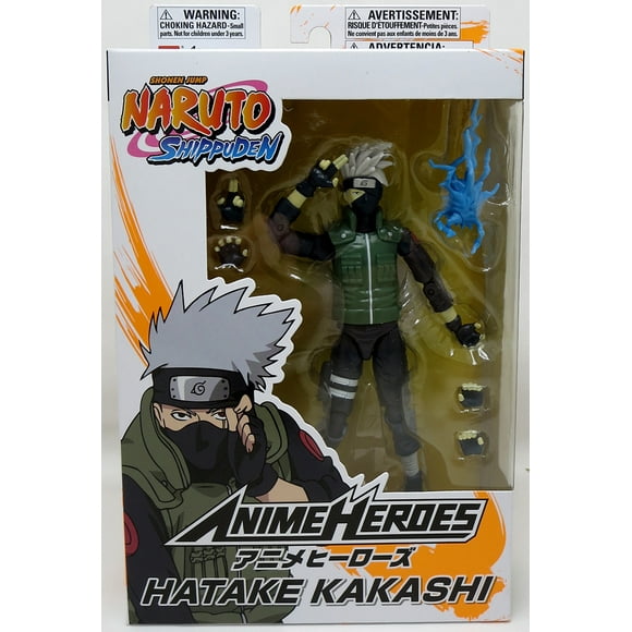 Anime Heroes Naruto Hatake Kakashi Action Figure, Naruto Wave 1 (36903)