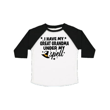 

Inktastic I Have My Great Grandma Under My Spell with Cute Witch Hat Gift Toddler Boy or Toddler Girl T-Shirt