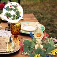 thumbnail image 3 of MasteelfCA 2pcs Eucalyptus Leaf Candle Rings Dinner Table Daisy Candles Wreaths Wedding Centerpiece, 3 of 8