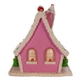 thumbnail image 2 of Kurt Adler 10-Inch Pink Battery-Operated Candy LED Gingerbread House Table Piece, 2 of 5