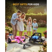 MIHOVER Self Balancing Scooter with Seat Attachment,Balancing Scooter for Kids or Adults with Adjustable Length, Fits 6.5 8 10 ,360°swivel Wheel UL2272 & CPC Certified
