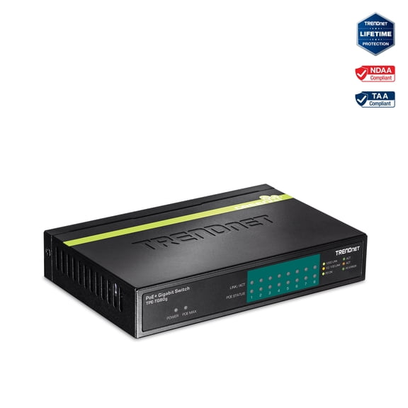 TRENDnet TPE-TG80g 8-port Gigabit GREENnet PoE  Switch