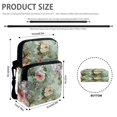 thumbnail image 6 of POLERO Crossbody Bags Vintage Floral Design Portable Crossbody Purse for Running, Polyester Double Deck Shoulder Bags, 6 of 7