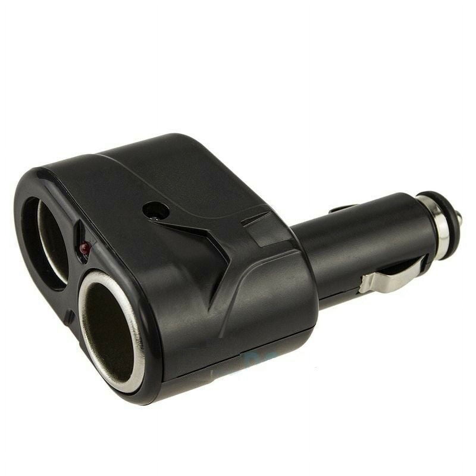 Simyoung Dual Port Converter Splitter, 2 Way Car Cigarette Lighter Socket  DC 12V Power Charger Adapter