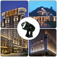 thumbnail image 4 of Luz de pared LED Foco de lluvia Ángulo impermeable Ajustable Paisaje Luces de haz de iluminación 250lm Lámparas de noche brillantes para jardín Luz verde Inevent HA011793-06, 4 of 7