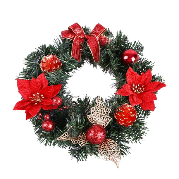 Decoración navideña impresionante Billuyoard Kits de decoración para fiestas rojo 30cm