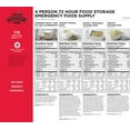 thumbnail image 3 of Augason Farms 5-20100 72-Hour 4-Person Emergency Food Storage Kit 14 lbs 7 oz, 3 of 9