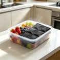 thumbnail image 2 of 4Pcs Reusable Ultra‑Thin Ice Packs for Lunch Boxes & Cooler, Leakproof Foldable Cooling Packs, Space‑Saving Cold Packs for Food Storage, Picnic, 2 of 9
