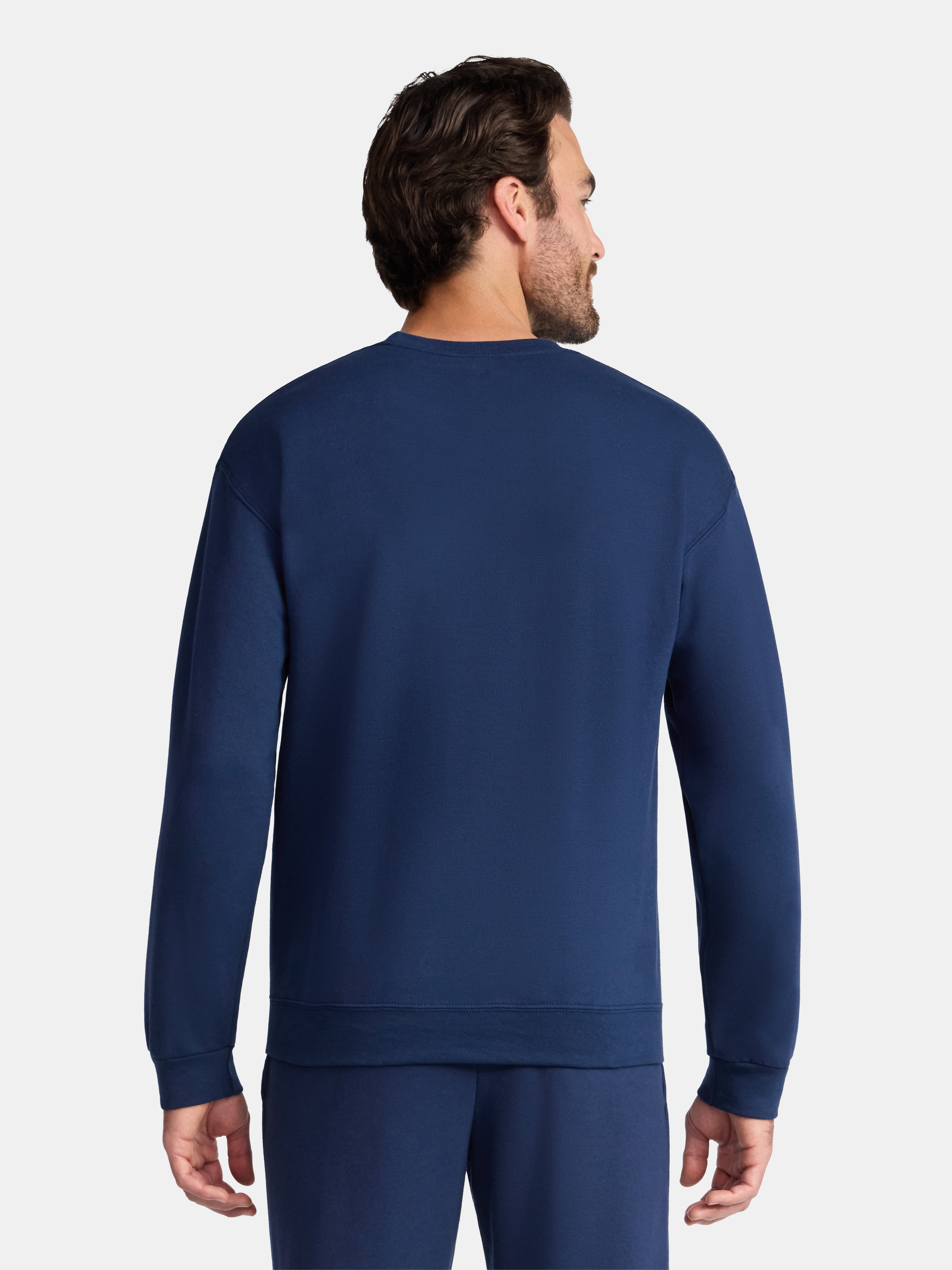 Athletic Works Men's and Big & Tall Men's Fleece Crewneck Sweatshirt, Sizes XS-5XLT