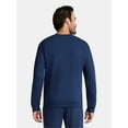thumbnail image 3 of Athletic Works Men's and Big & Tall Men's Fleece Crewneck Sweatshirt, Sizes XS-5XLT, 3 of 6