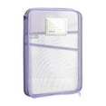 thumbnail image 2 of Foqnuq Transparent A4 File Storage Bag, Mesh Document Organizer, Homework & Exam Paper Holder, 3-Layer Zip Pouch, Versatile Study Supplies, Durable Nylon Mesh, 2 of 3